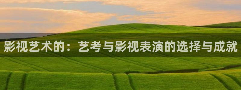 超碰在久久：影视艺术的：艺考与影视表演的选择与成就